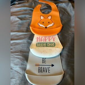 HB silicone baby bibs